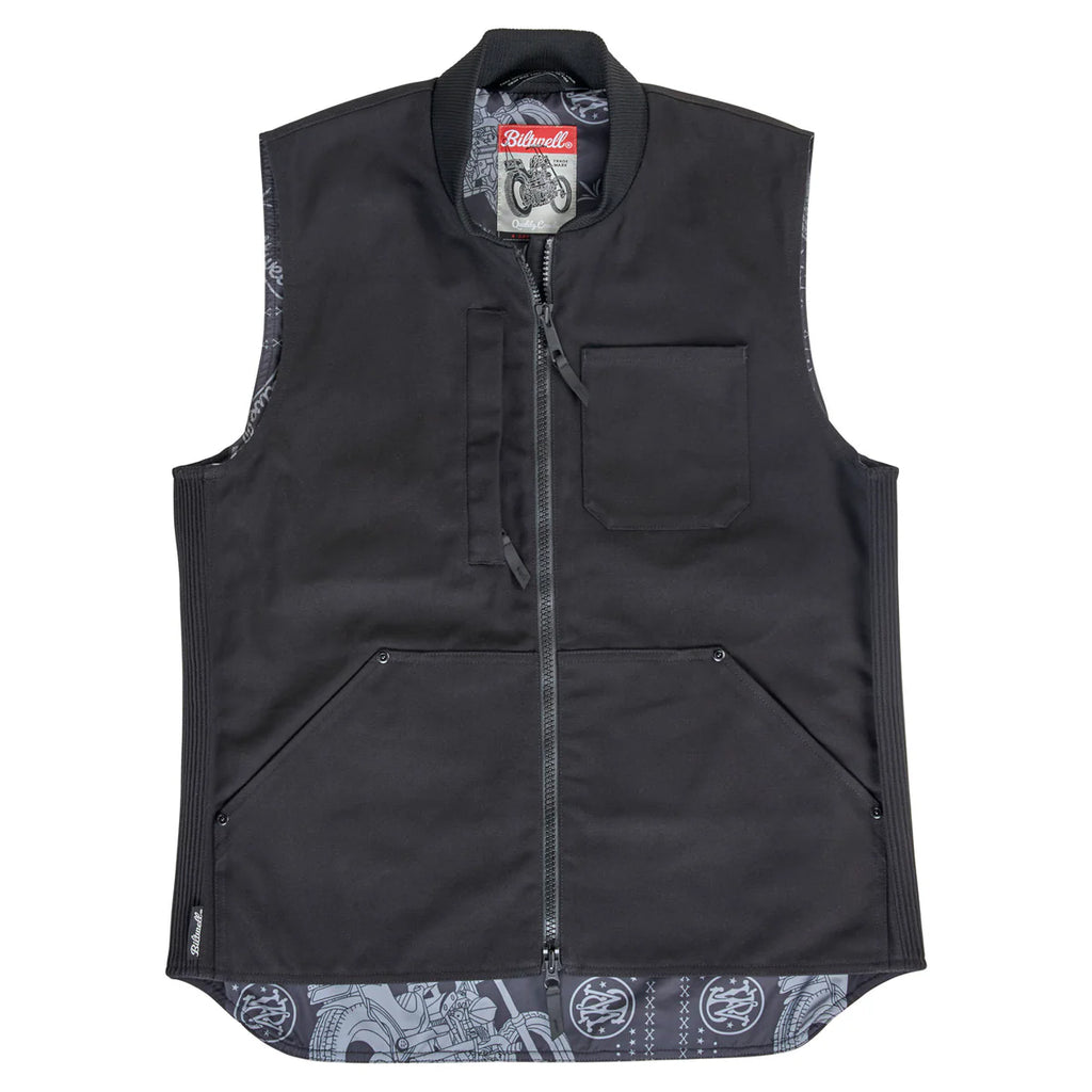 BILTWELL 4 SPEED VEST - Black & Gold