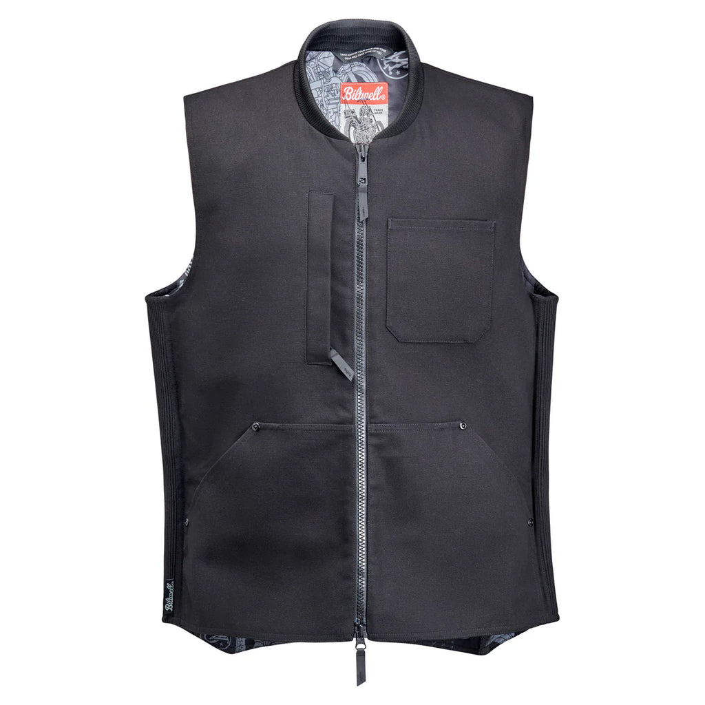 BILTWELL 4 SPEED VEST - Black & Gold