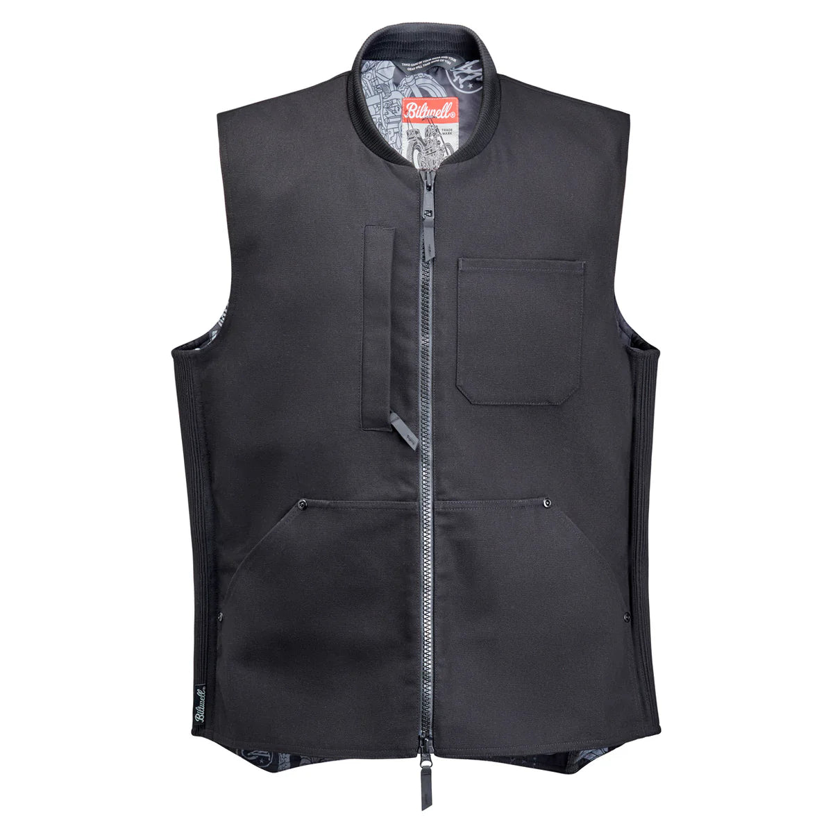BILTWELL 4 SPEED VEST - Black & Gold