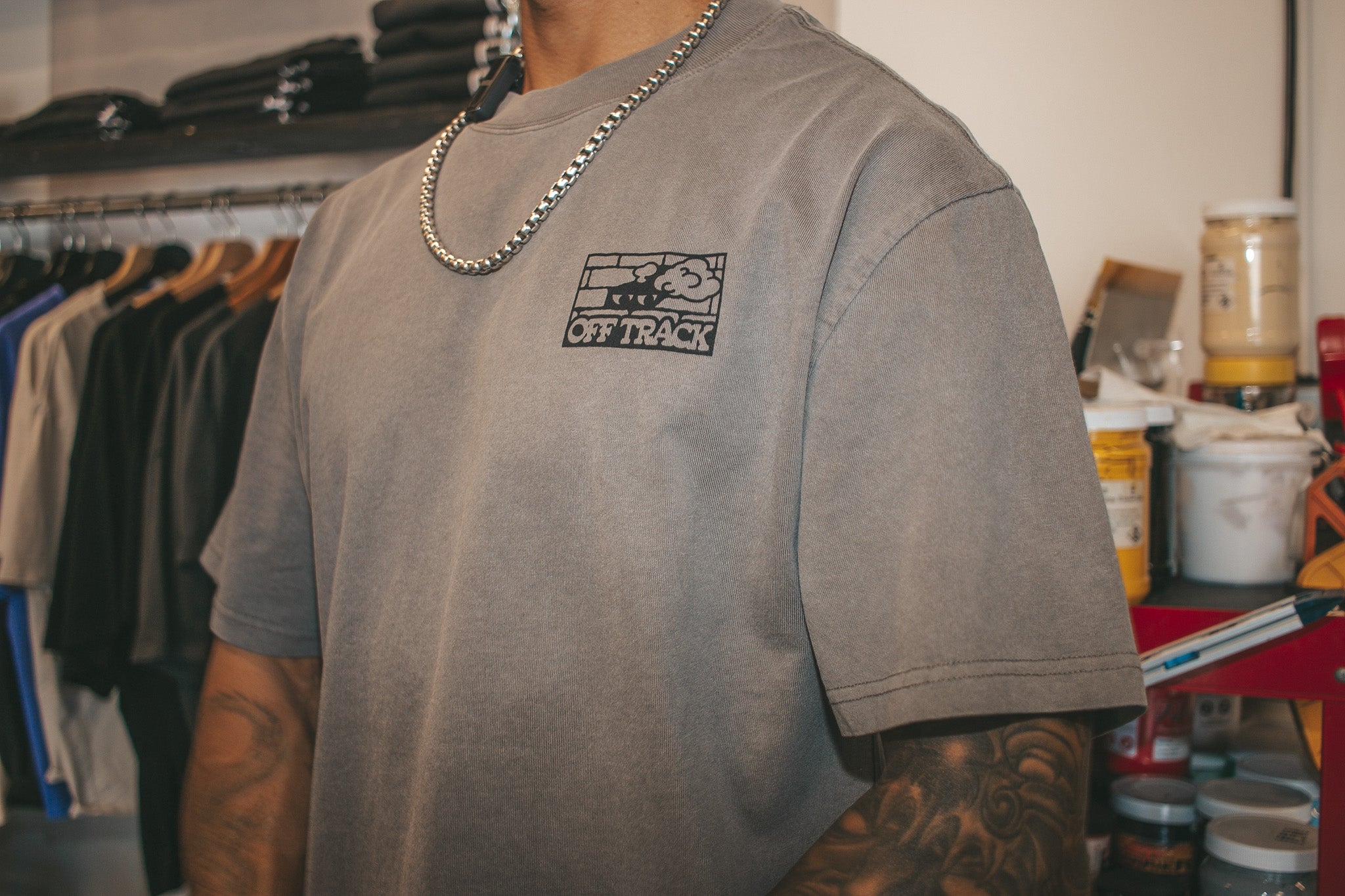 LOWKEY - Chopped Oversized Tee - Unisex