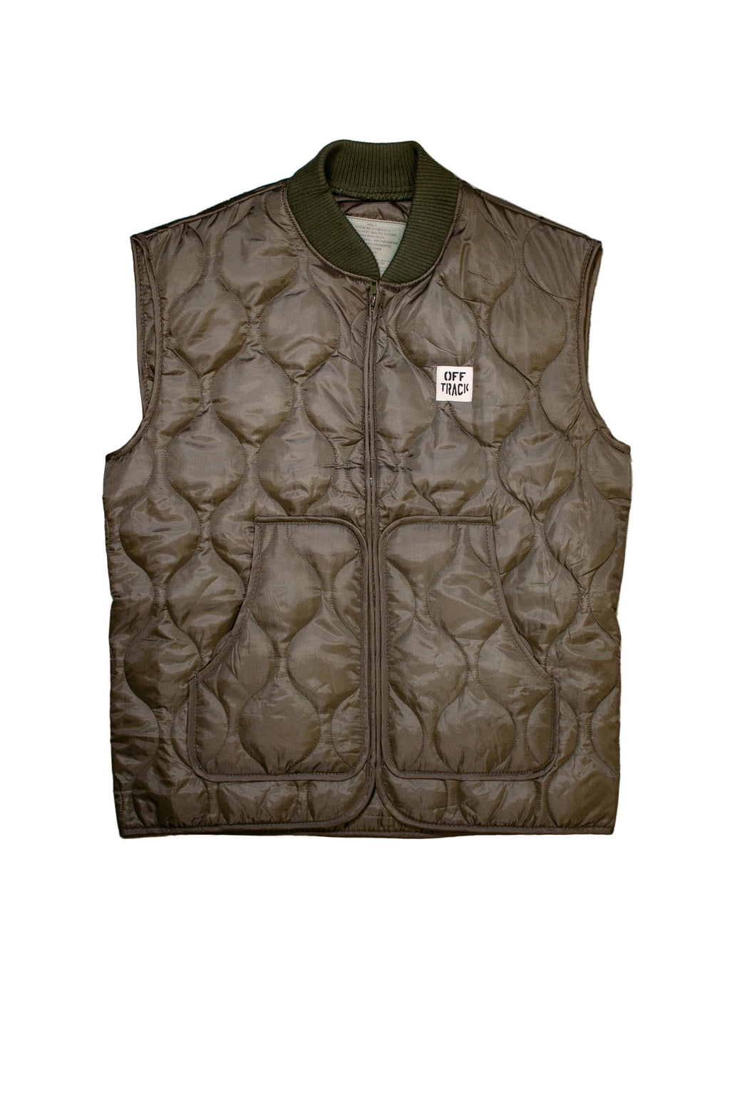 OFF TRACK QUILTED WOOBIE VEST