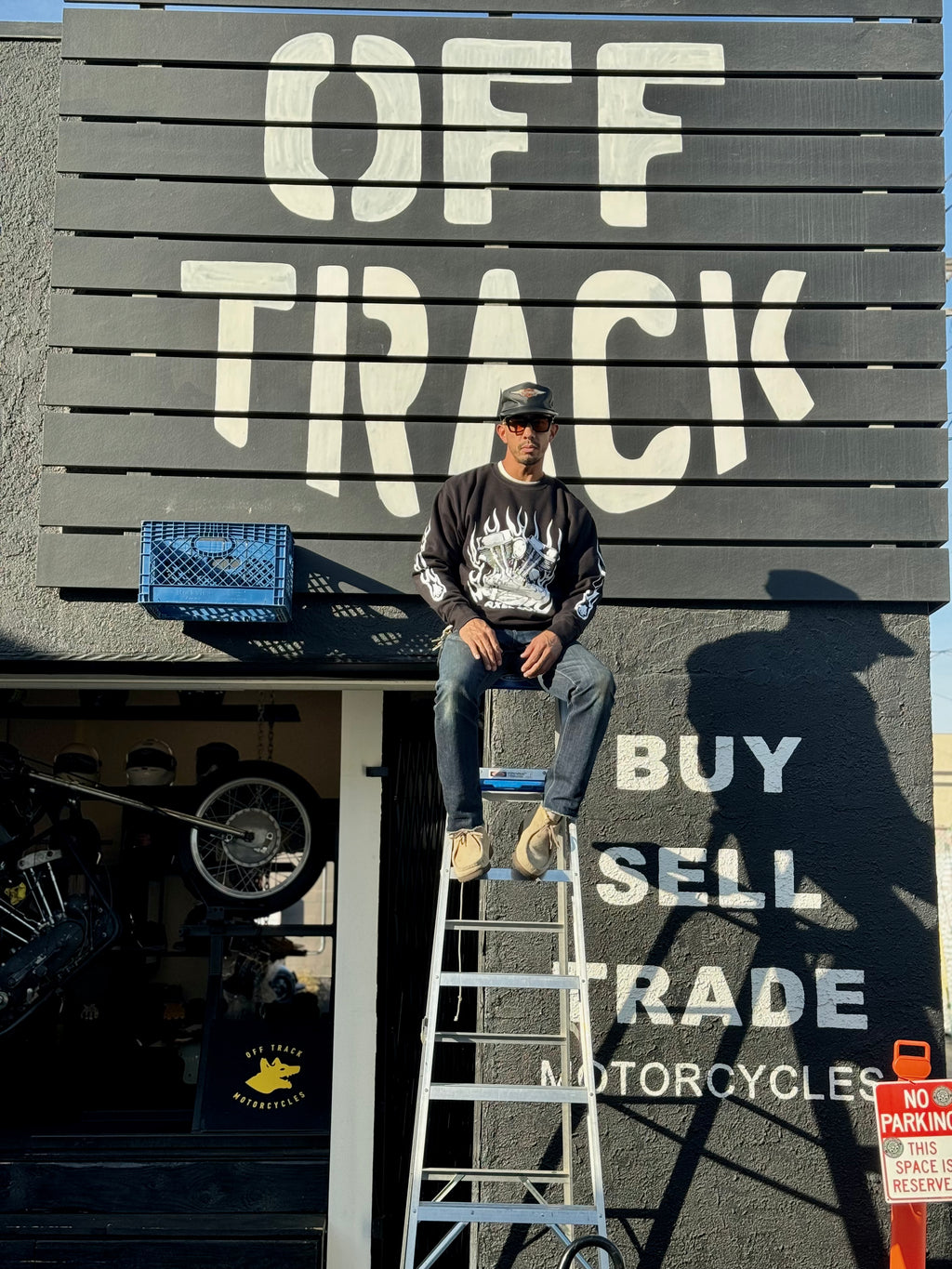 AXEL CO - Panhead Motorcycle Sweatshirt