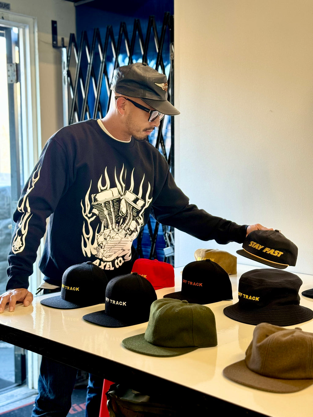 AXEL CO - Panhead Motorcycle Sweatshirt