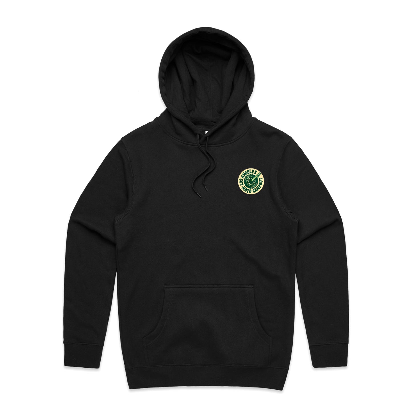 CAMPOUT UNISEX Stencil Regular Fit Hoodie - Black
