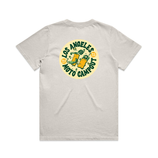 CAMPOUT WOMENS Faded Tee Relaxed Fit - Bone