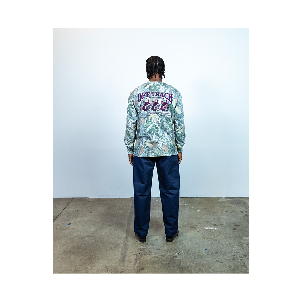 OFF TRACK ADULTS "TRIPS" Longsleeve Real Tree Tee