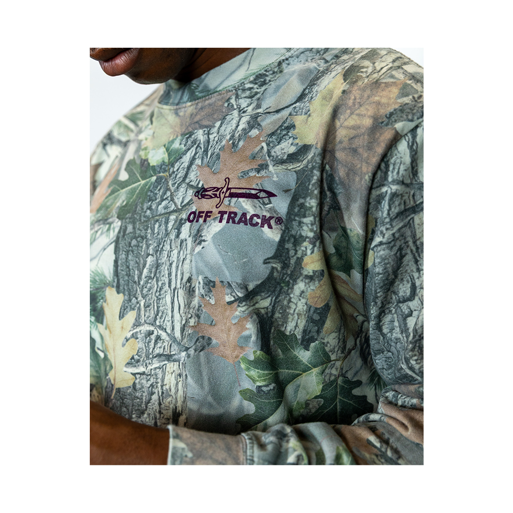 OFF TRACK ADULTS "TRIPS" Longsleeve Real Tree Tee
