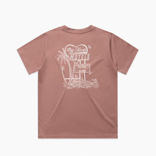 MOTEL CALIFORNIA Women's Classic Tee - Hazy Pink