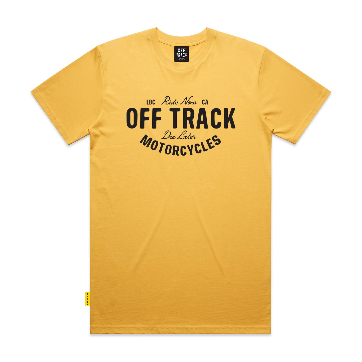 OFF TRACK The Legacy Tee - Sunset Yellow