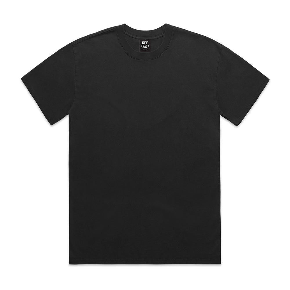 OFF TRACK EASY Tee - Faded Black