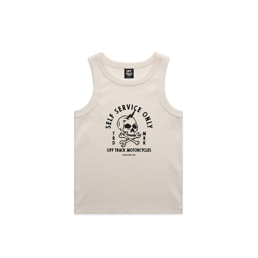 OFF TRACK SELF SERVICE WOMENS RIBBED TANK - VARIOUS COLORS