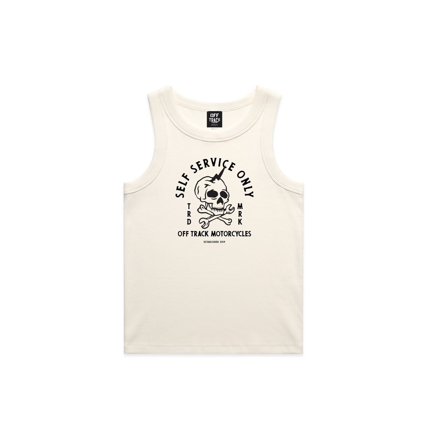 OFF TRACK SELF SERVICE WOMENS RIBBED TANK - VARIOUS COLORS