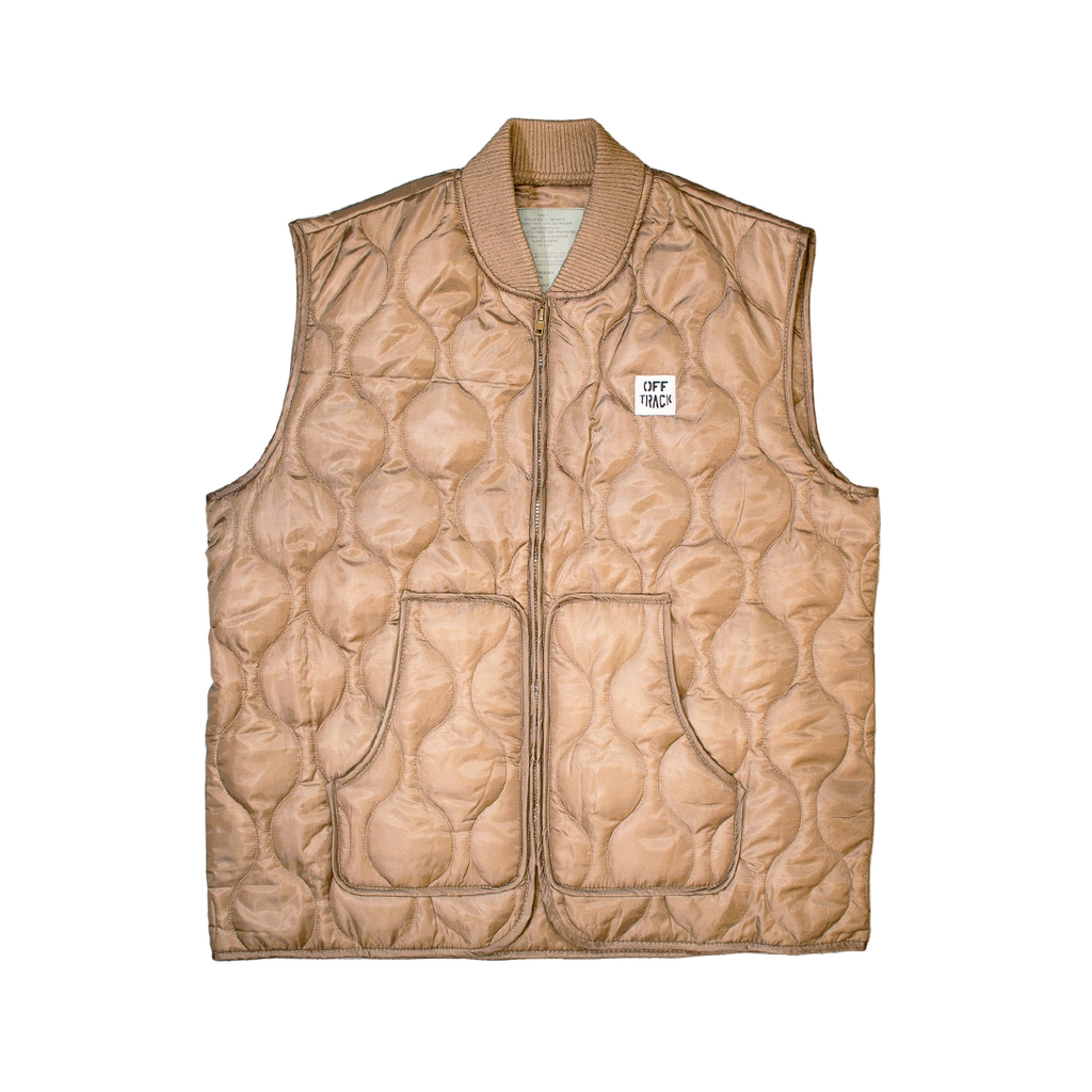 OFF TRACK QUILTED WOOBIE VEST