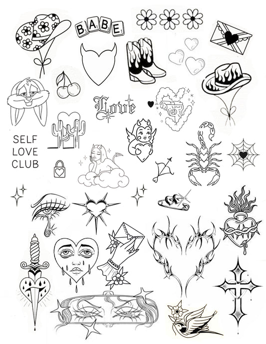 FREE FLASH TATTOO WITH $100 OR MORE ORDER