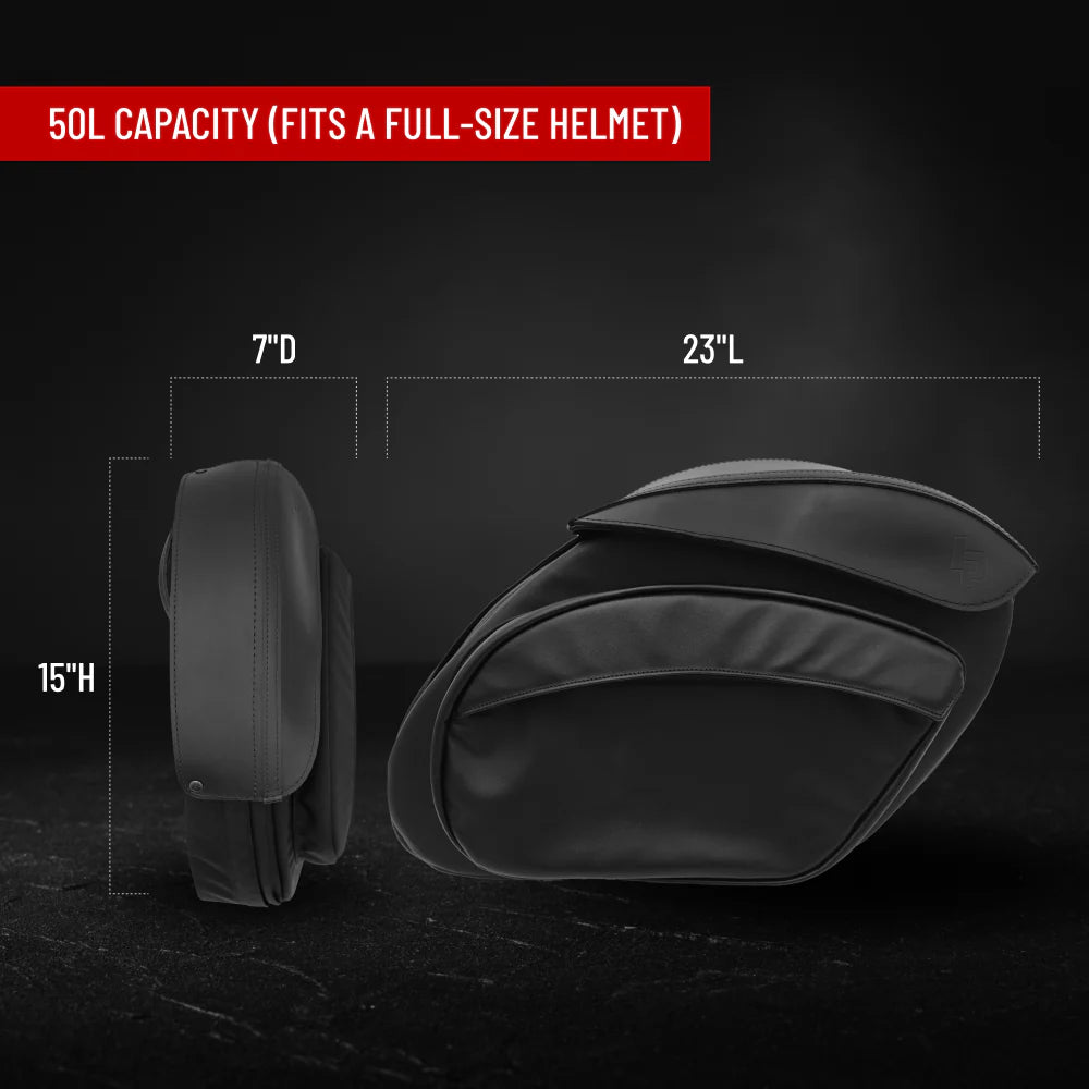 LEATHER PROS Retro Series V4 M8 Saddlebags