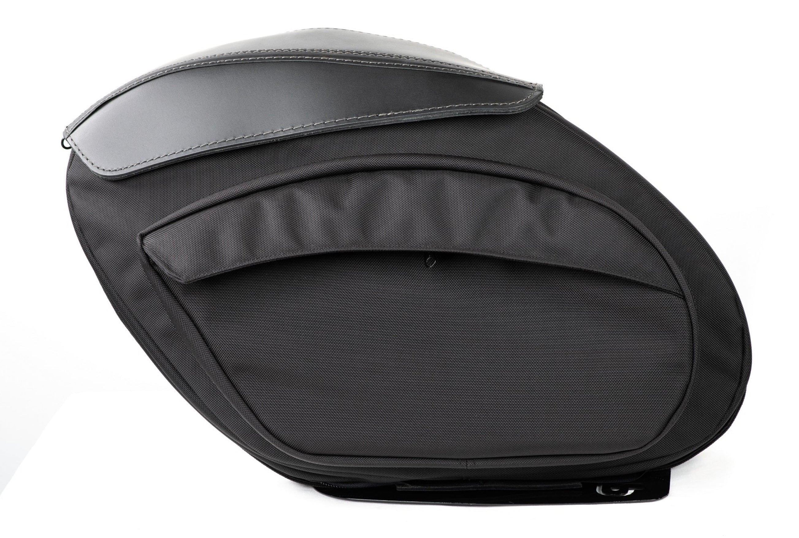 LEATHER PROS RETRO SERIES V3 *M8* SOFTAIL SADDLEBAGS - BALLISTIC NYLON