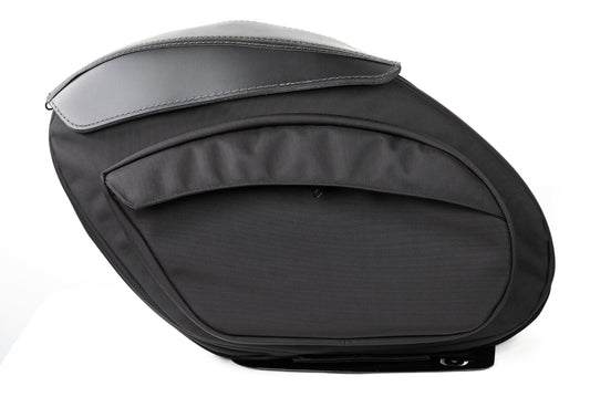 LEATHER PRO EZ-MOUNT V3 *M8* SOFTAIL SADDLEBAGS - BALLISTIC NYLON