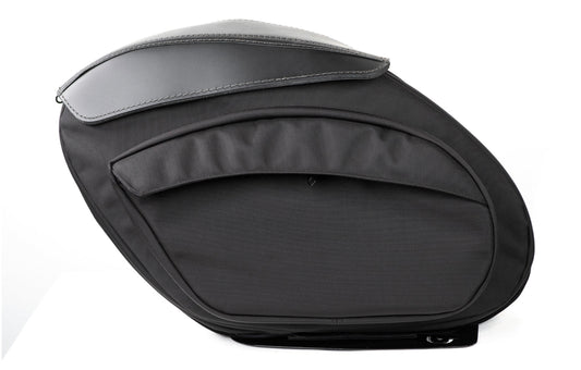 LEATHER PROS RETRO SERIES V3 *DYNA* SADDLEBAGS - BALLISTIC NYLON