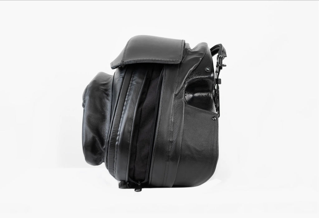 LEATHER PROS EZ-MOUNT V3 *M8* SOFTAIL SADDLEBAGS - LEATHER