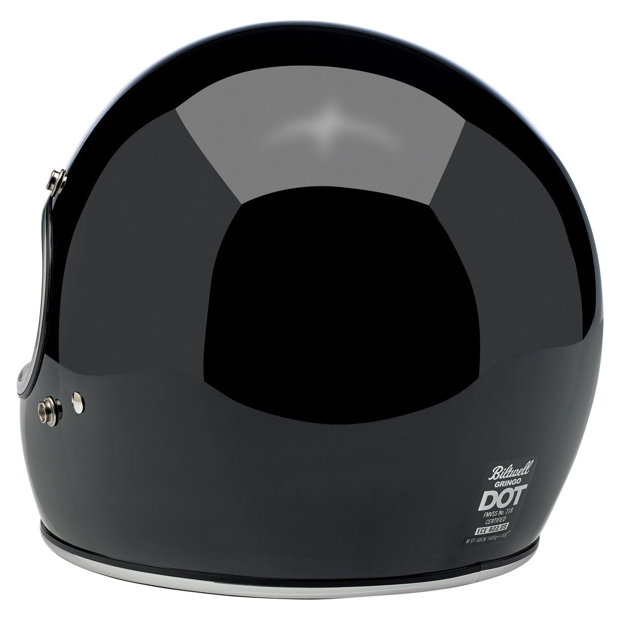 BILTWELL Gringo ECE Helmet - Gloss Black