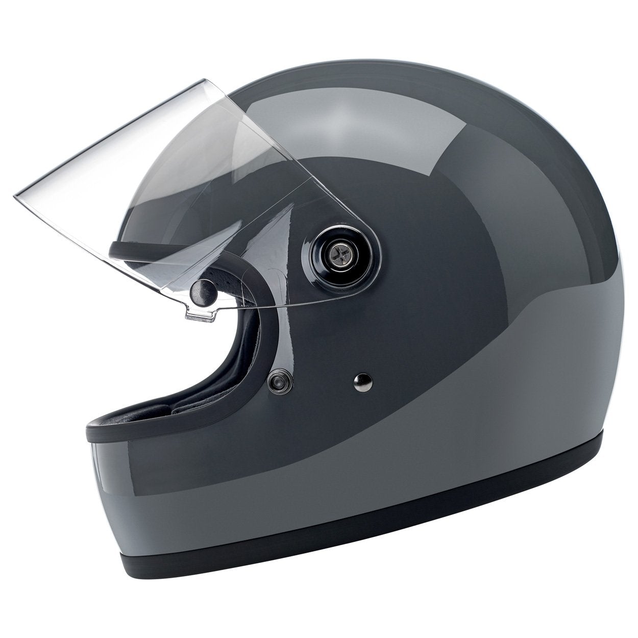 BILTWELL Gringo S ECE Helmet - Gloss Storm Gray - FINAL SALE