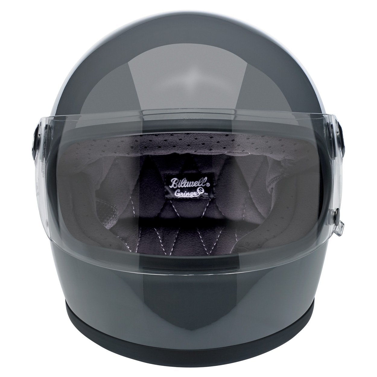 BILTWELL Gringo S ECE Helmet - Gloss Storm Gray - FINAL SALE