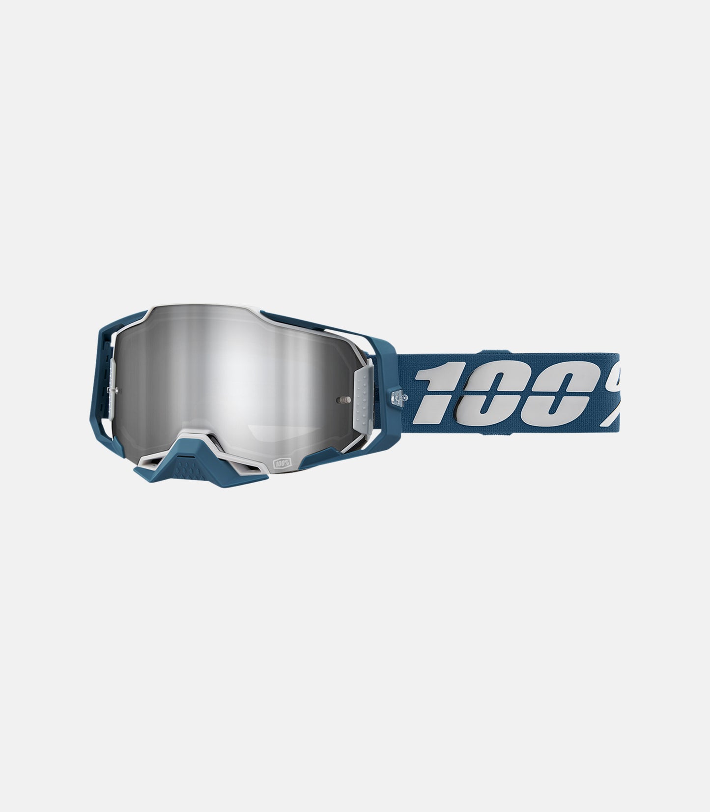 100% Armega Goggles - Albar/  Flash Silver Mirror