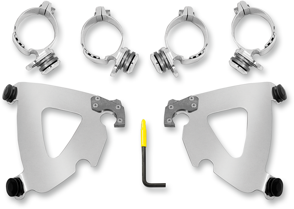 MEMPHIS SHADES Road Warrior Mounting Kit - FXD - Polished (Part 23200192)