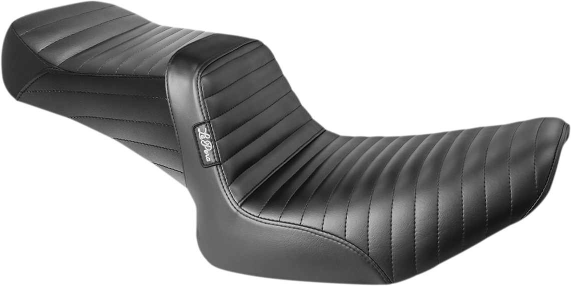 LE PERA Tailwhip Seat - Pleated - Black - FXR '82-'94 L-588PT