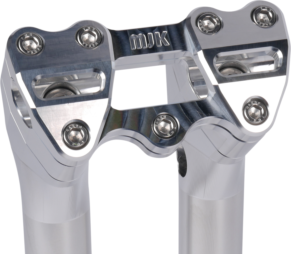 MJK PERFORMANCE Chrome 10" x 1" Pullback Riser