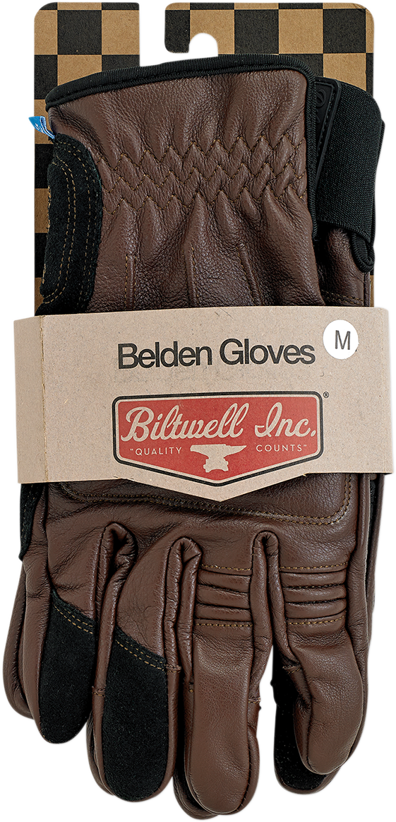 BILTWELL Belden Gloves - Chocolate