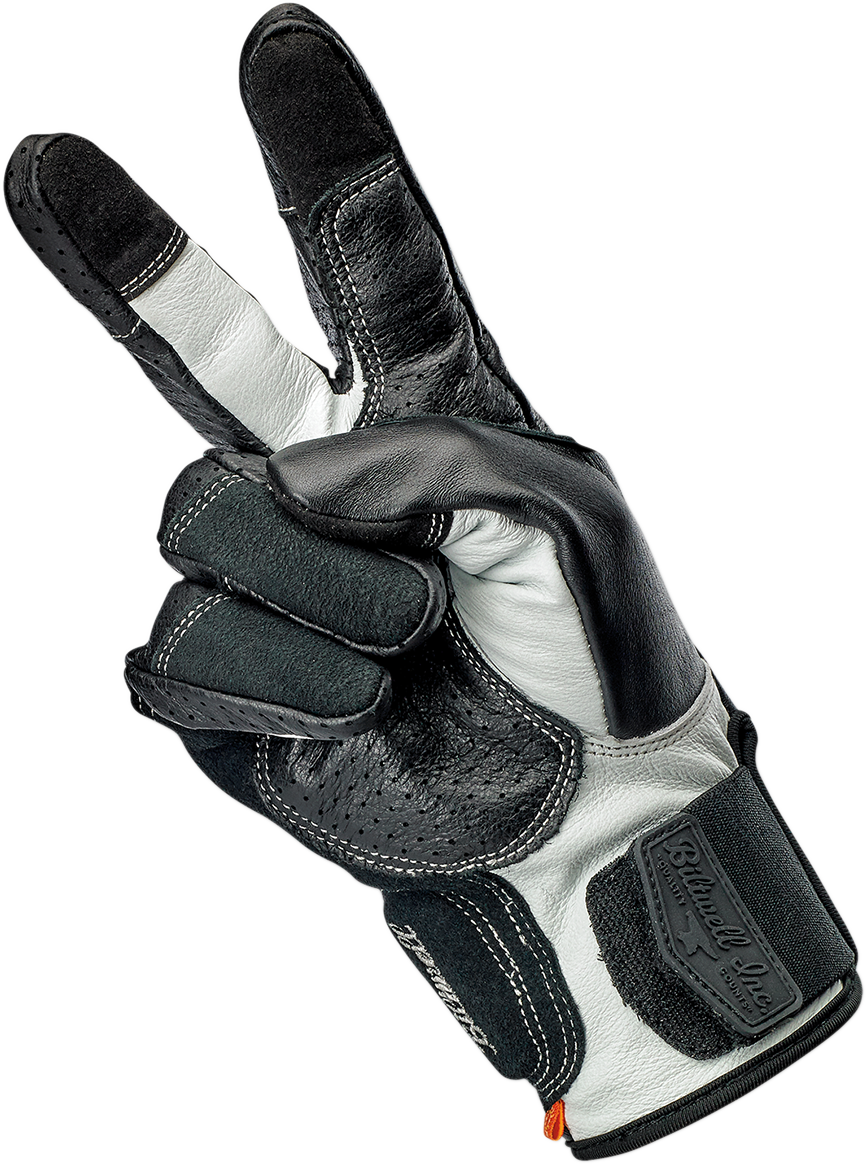 BILTWELL Borrego Gloves - Black/Cement