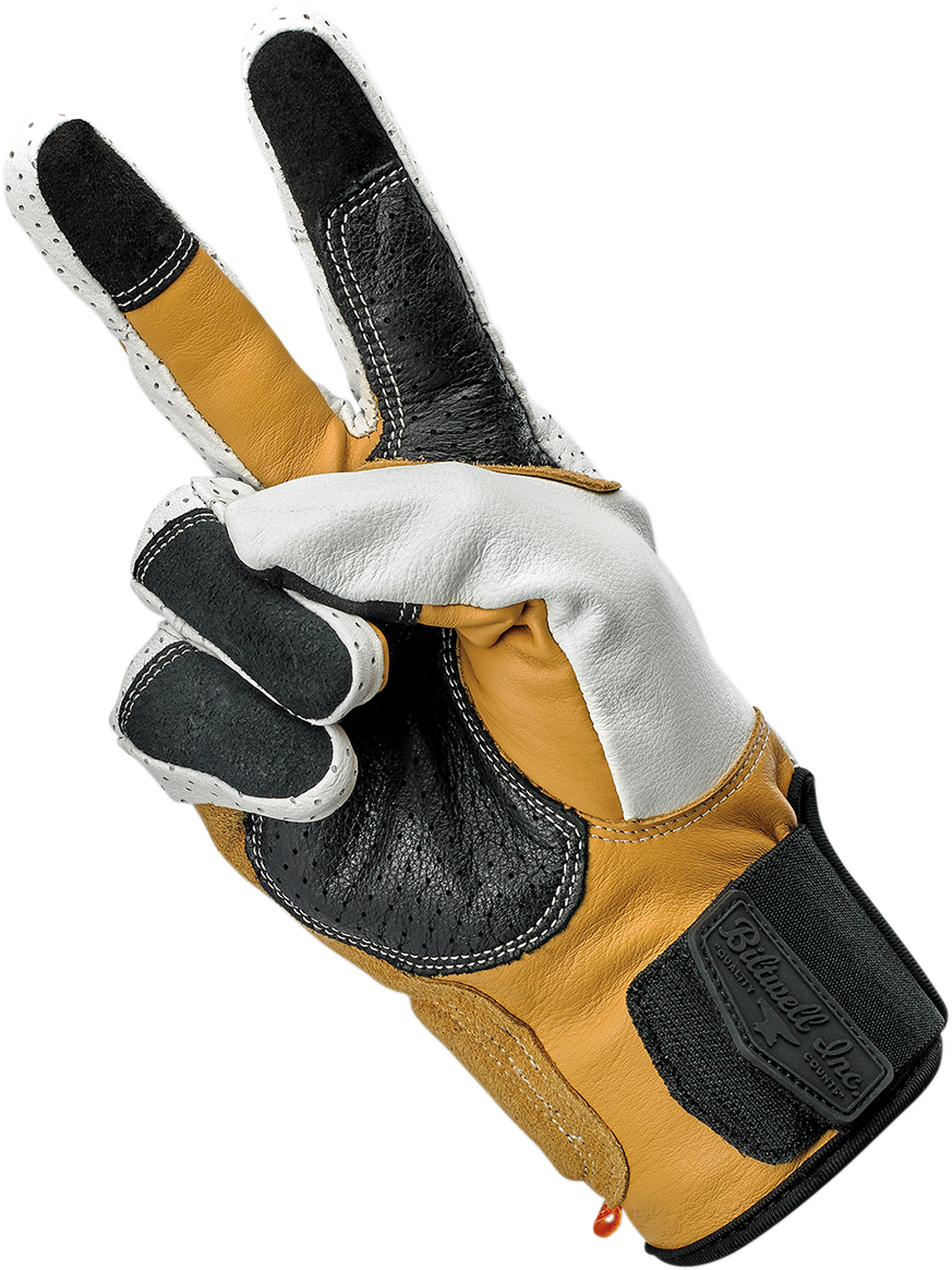 BILTWELL Borrego Gloves - Cement