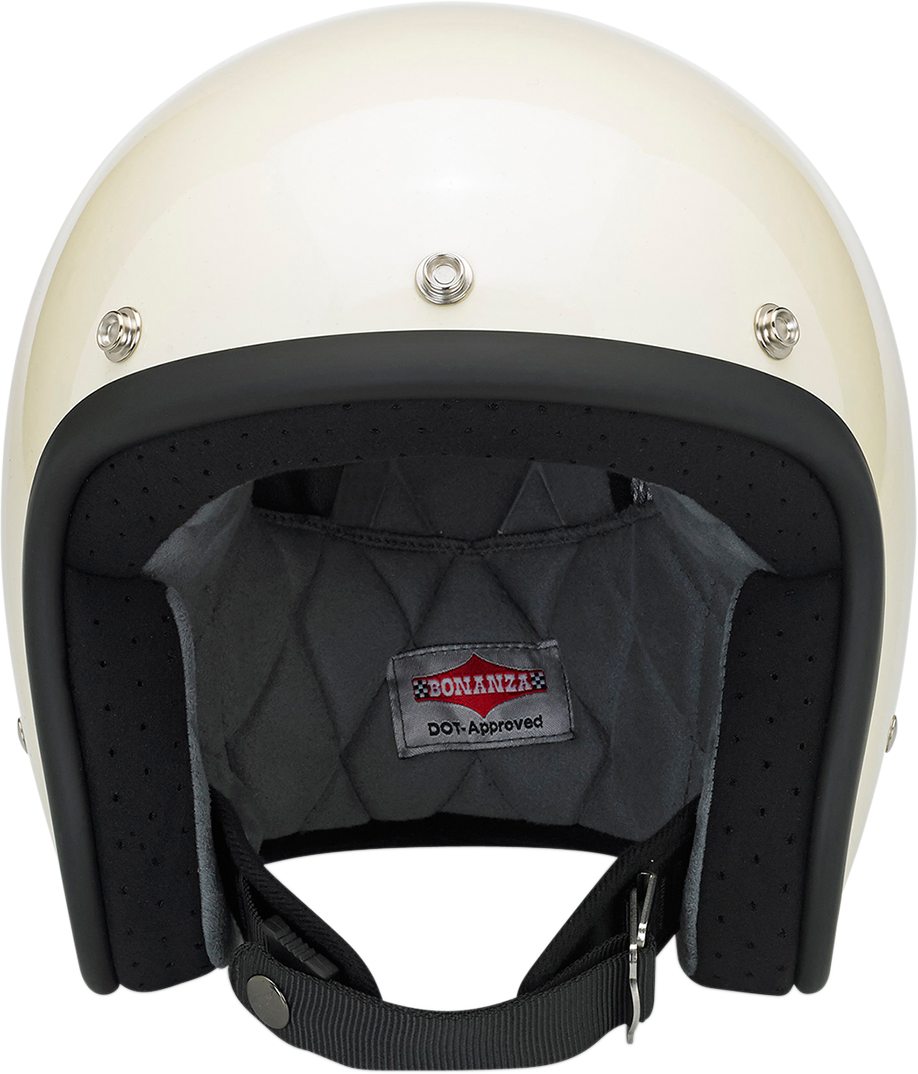 BILTWELL Bonanza Helmet - Gloss Vintage White