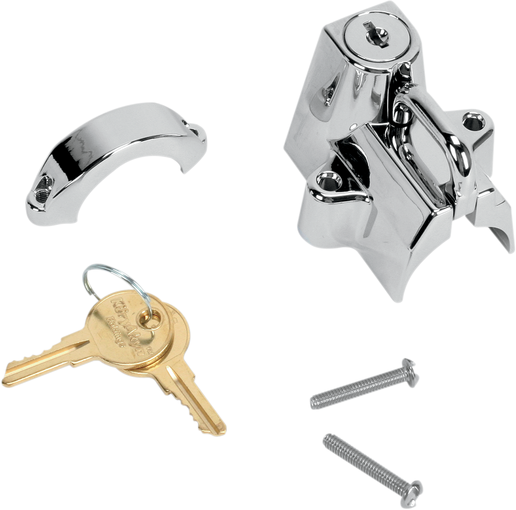 KURYAKYN Universal Helmet Lock - 7/8" - 1-1/4" - Chrome