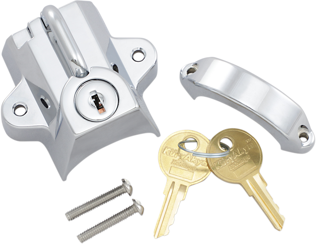 KURYAKYN Universal Helmet Lock - 1-1/4" - 1-1/2" - Chrome