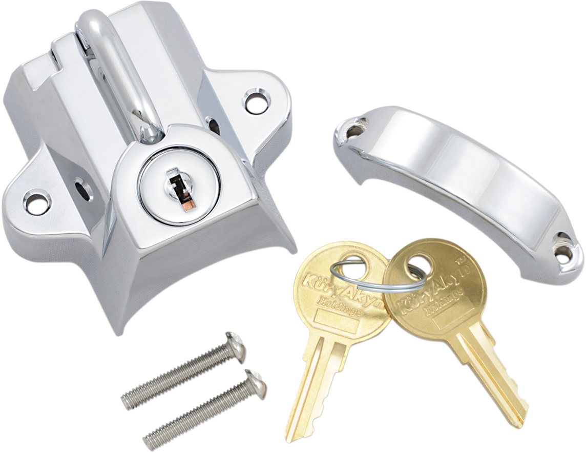 KURYAKYN Universal Helmet Lock - 1-1/4" - 1-1/2" - Chrome