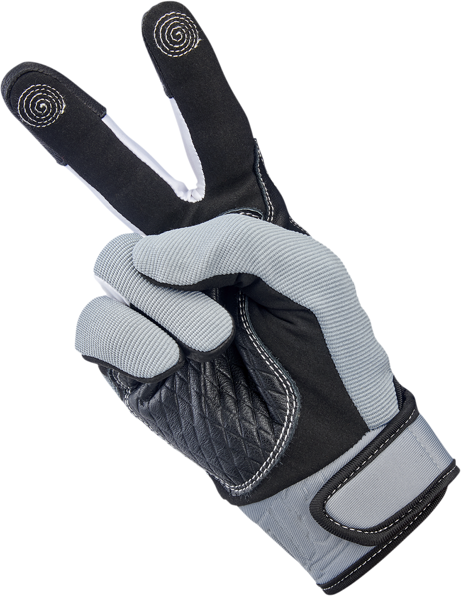 BILTWELL Baja Gloves - Gray/Black