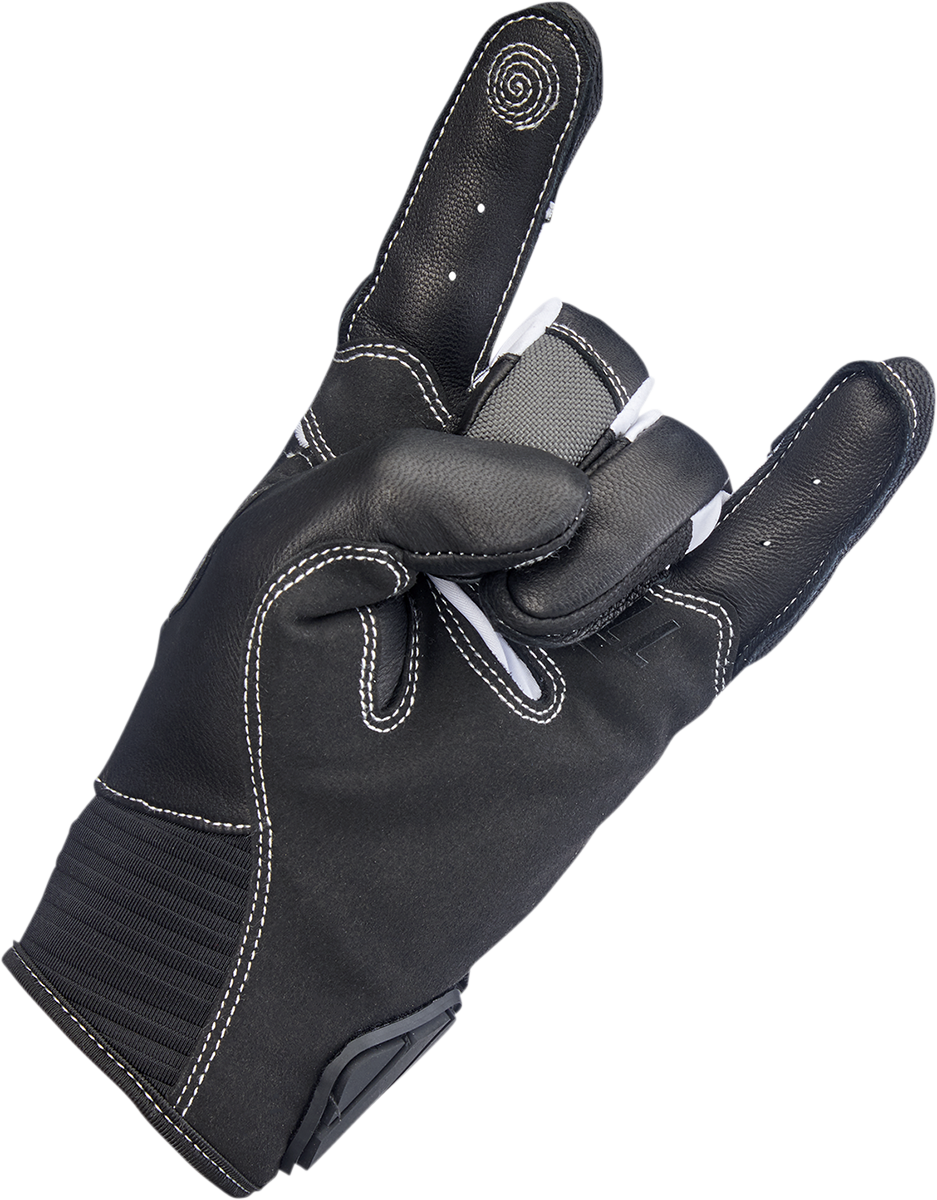 BILTWELL Bridgeport Gloves - Gray/Black