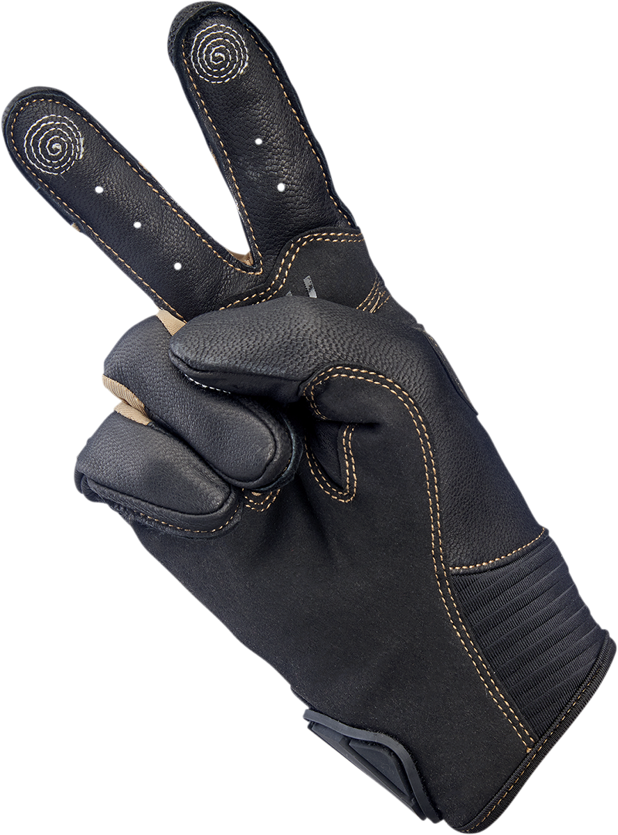 BILTWELL Bridgeport Gloves - Chocolate/Black