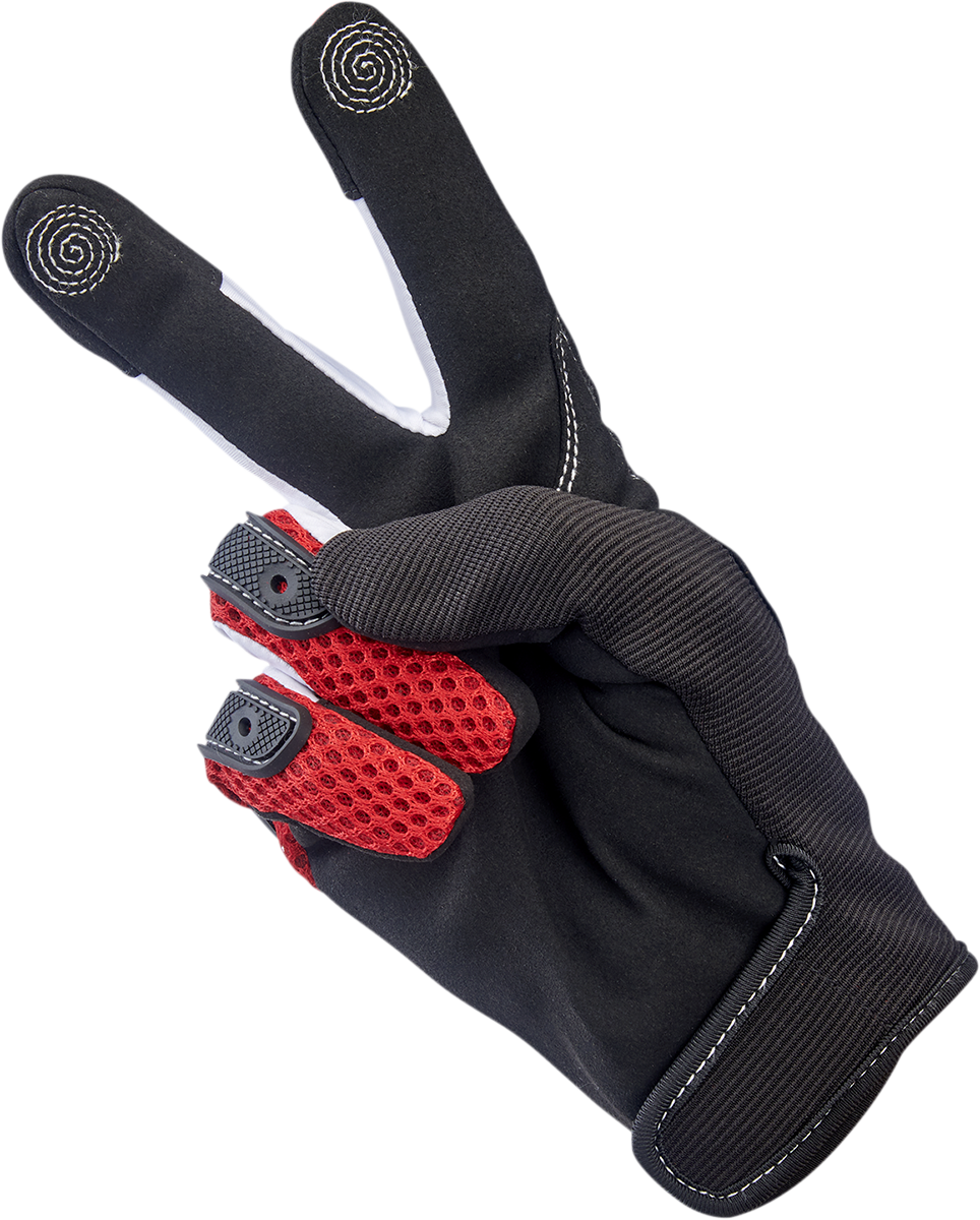 BILTWELL Anza Gloves - Red/Black