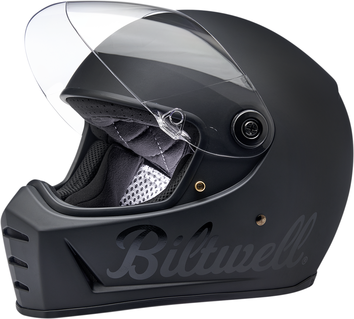 BILTWELL Lane Splitter Helmet - Flat Black Factory