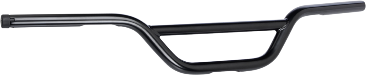 BILTWELL 1" Handlebar w/ TBW Plugs - Moto - TBW - Black