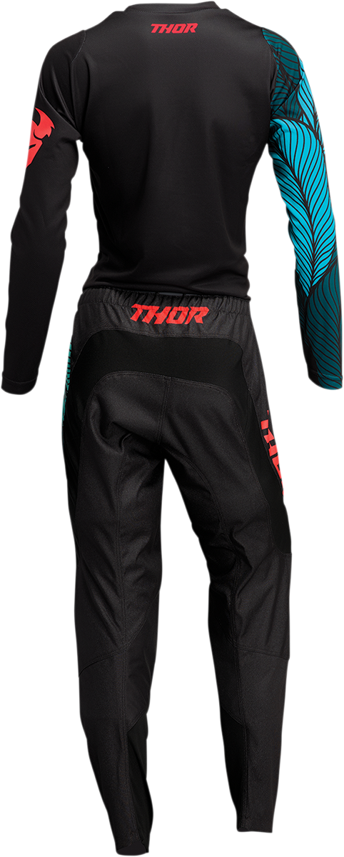 THOR Women's Sector Urth Jersey - Black/Teal