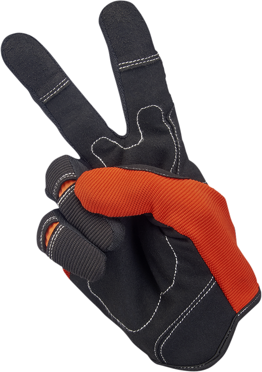 BILTWELL Moto Gloves - Orange/Black