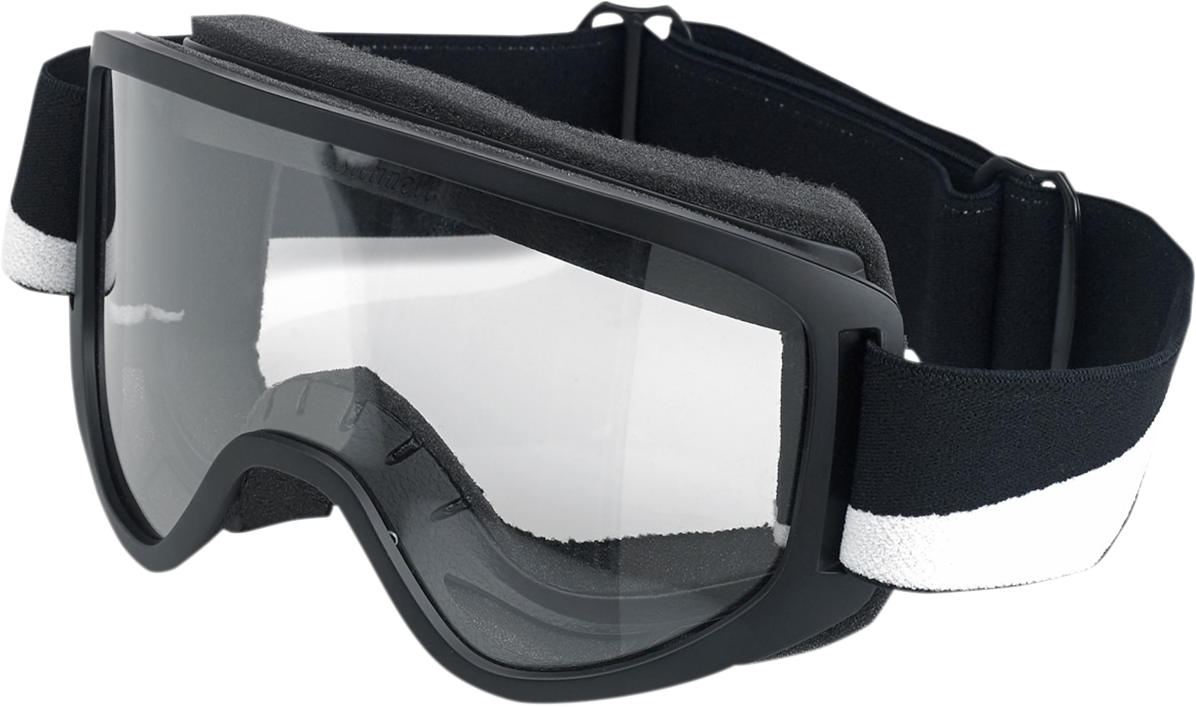 BILTWELL Moto 2.0 Goggles - Bolts - Black/White