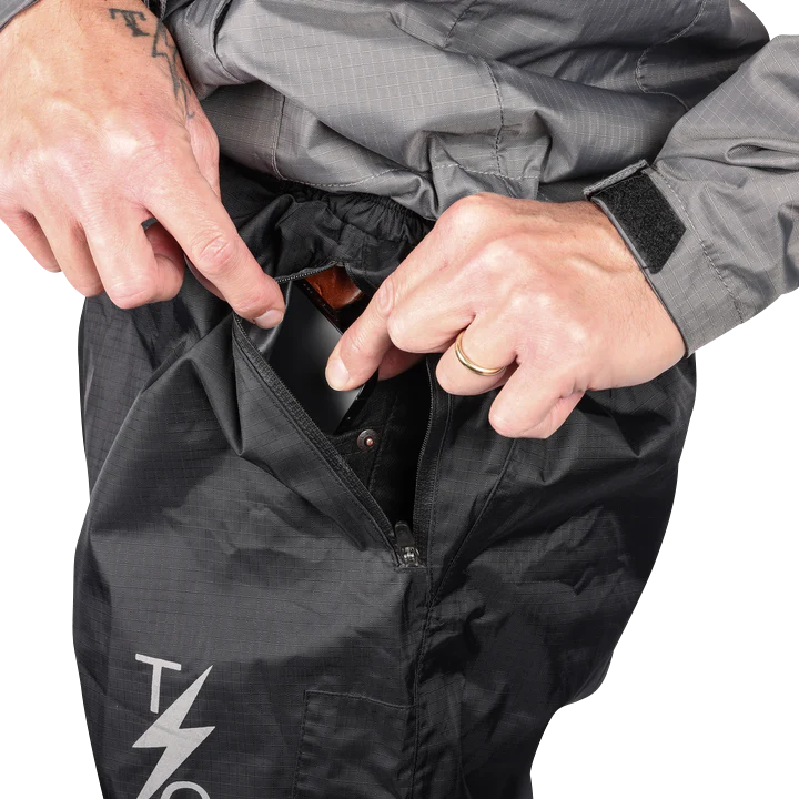 THRASHIN SUPPLY CO. Mission Rain Pants - Black - 2XL/3XL TMJ-08-12