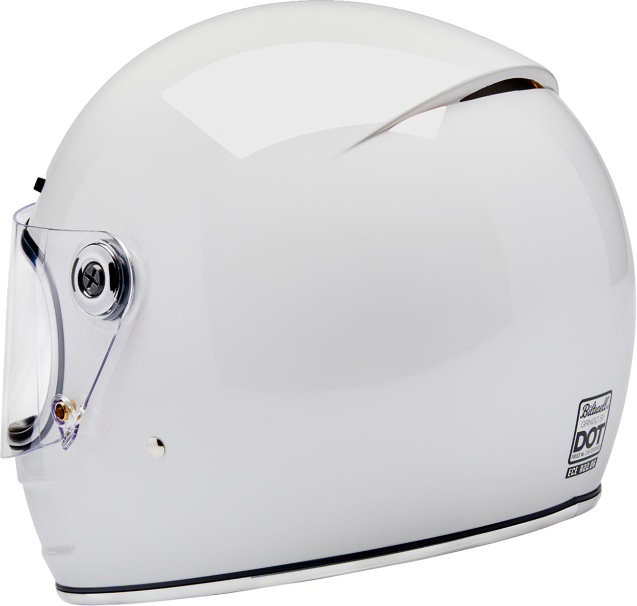 BILTWELL Gringo SV Helmet - Gloss White