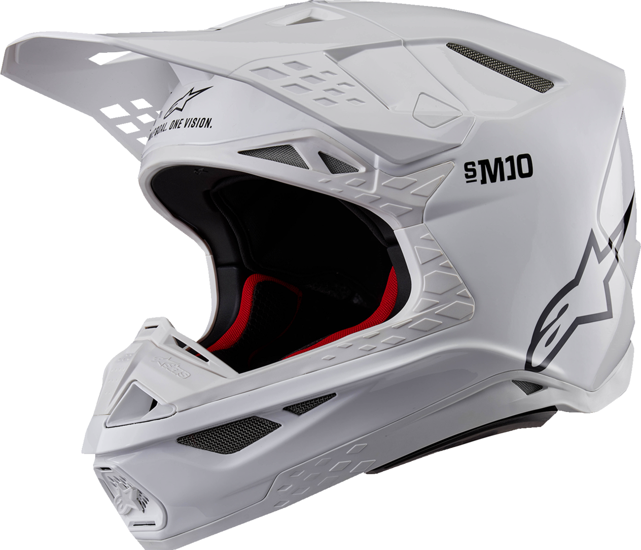 ALPINESTARS Supertech M10 Helmet - Solid - MIPS? - Gloss White - XS 8300323-2180-XS