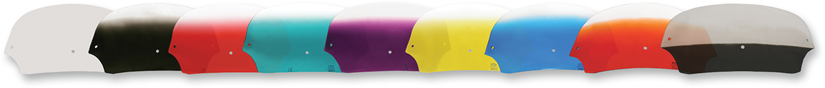 MEMPHIS SHADES Fairing Shield - 12"Tall - Clear